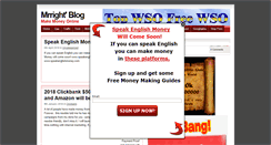 Desktop Screenshot of mrrightblog.com