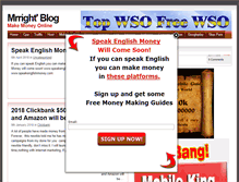 Tablet Screenshot of mrrightblog.com